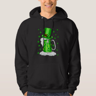 St Patricks Day Funny Shamrock Irish Beer Drinking Hoodie