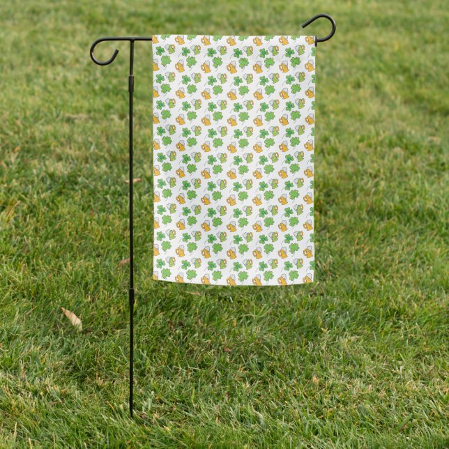 St. Patrick's Day Garden Flag (In SItu)