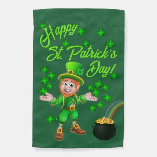 St Patricks Day Garden Flag