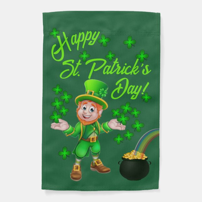 St. Patrick's Day Garden Flag (Front)