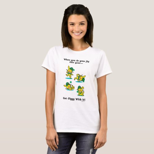 St Patricks Day  Get Jiggy With It T_Shirt