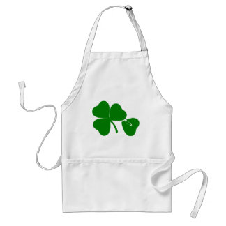 St Patrick's Day - Get Lucky 3 + 1 leaves = 4 Adult Apron