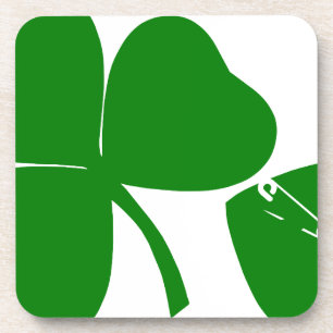 St Patrick's Day Get Lucky 3 and 1 leaves 4 Coaste Coaster
