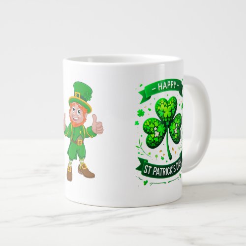 St Patricks Day Giant Coffee Mug