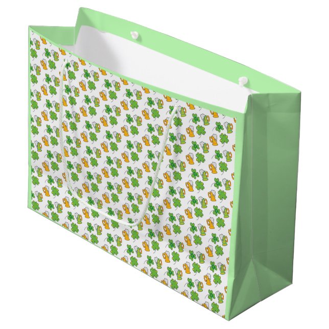 St. Patrick's Day Gift Bags (Front Angled)