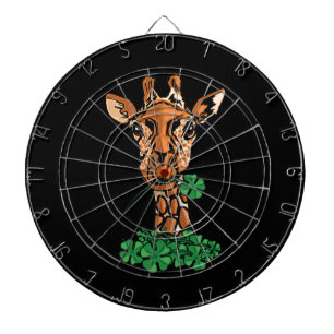 St. Patricks Day Giraffe Dart Board