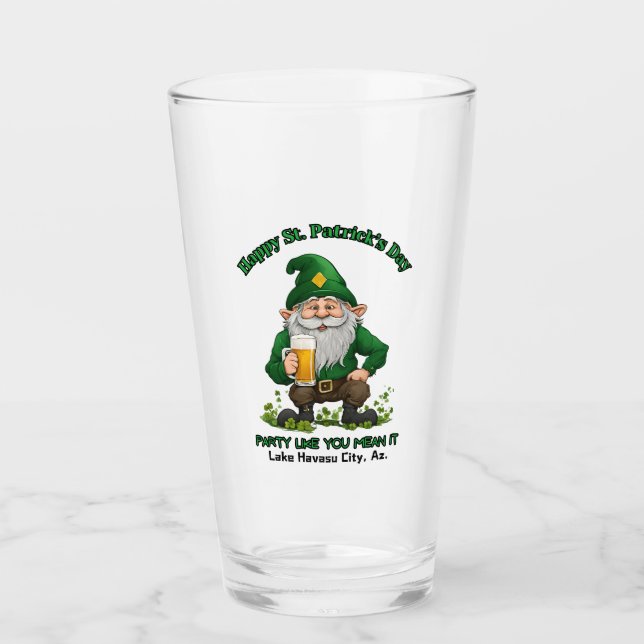 St. Patrick's Day  Glass (Front)