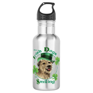 St. Patrick's Day Glen of Imaal Terrier Stainless Steel Water Bottle