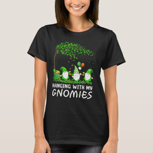 St Patricks Day Gnome Hanging With My Gnomies Sham T_Shirt