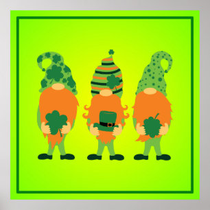 St. Patrick's Day Gnomes-59065 Poster