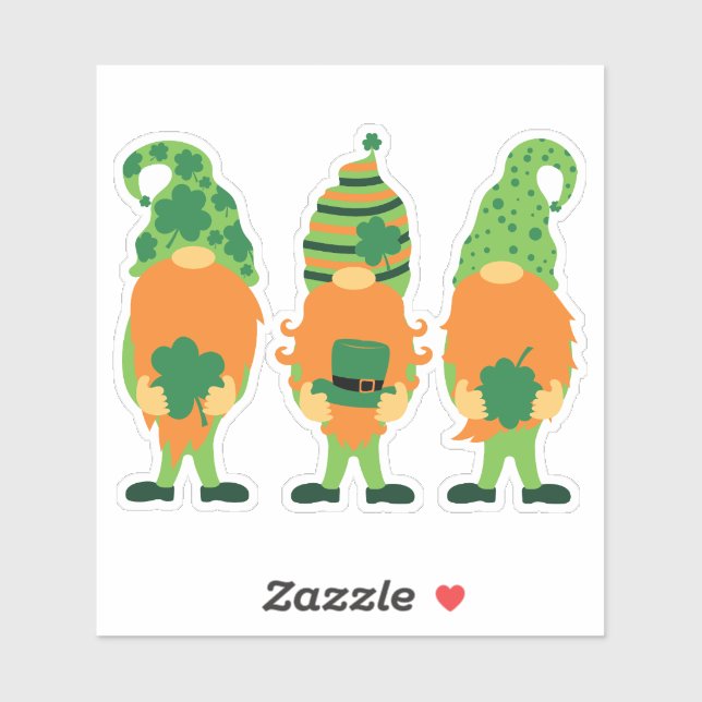 St. Patrick's Day Gnomes-59065 Sticker (Sheet)