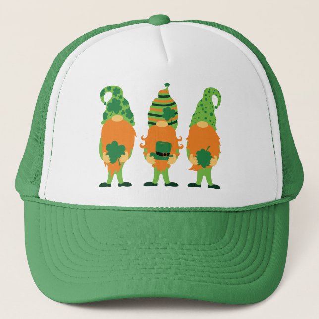 St. Patrick's Day Gnomes-59065 Trucker Hat (Front)