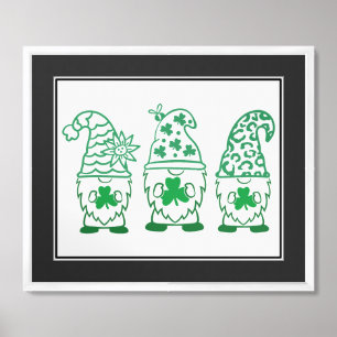 St. Patrick's Day Gnomes-60682 Framed Art