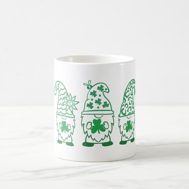 St. Patrick's Day Gnomes-67845 Coffee Mug (Center)