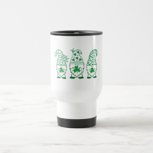 St. Patrick's Day Gnomes-67845 Travel Mug (Center)