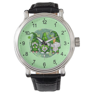 St. Patrick's Day Gnomes Shamrock Gnomes-54989 Watch