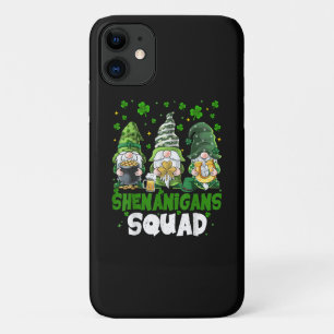 St Patricks Day Gnomes Shenanigans Squad Saint iPhone 11 Case