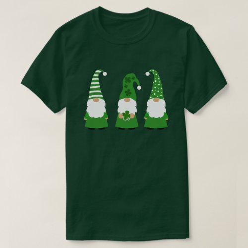 St Patricks Day Gnomes T_Shirt