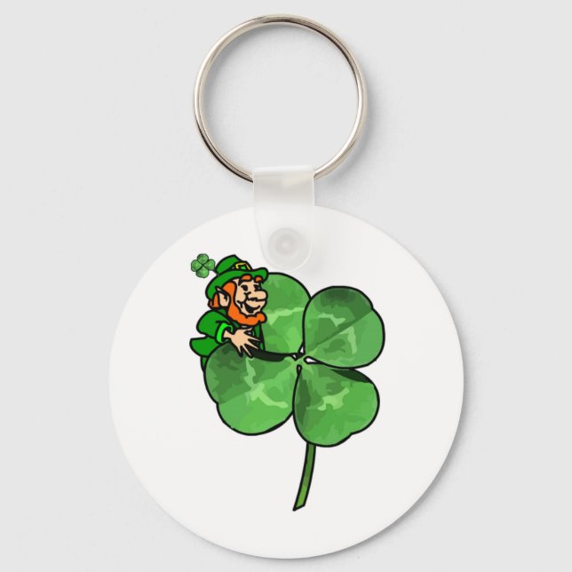 St. Patrick's Day - Go Irish! Keychain (Front)