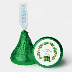 St Patrick's Day Gold Coin Green Clover Hershey®'s Kisses®