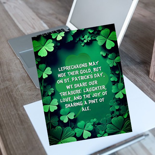 St. Patrick's Day Gratitude Postcard (Creator Uploaded)