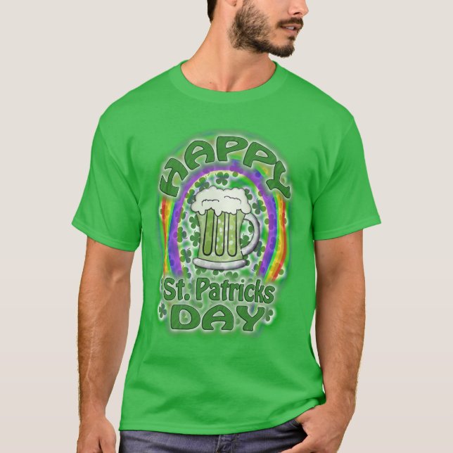 St Patricks Day Green Beer T-Shirt (Front)
