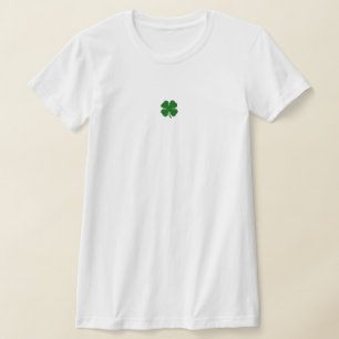 St Patricks Day Green Lucky Four Leaf Clover Irish T-Shirt