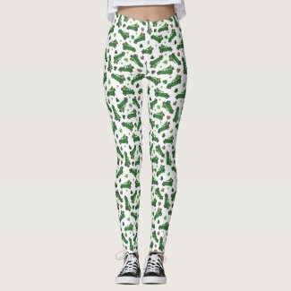 St Patricks Day Green Plaid Truck Clover Leaf 