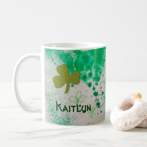 St Patricks Day Green Shamrock Coffee Mug