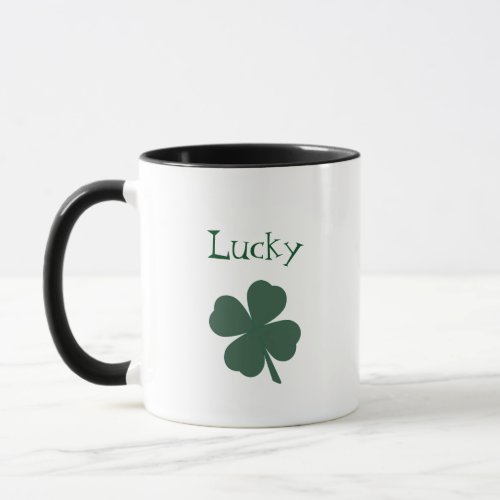 St Patricks Day Green Shamrock  Mug