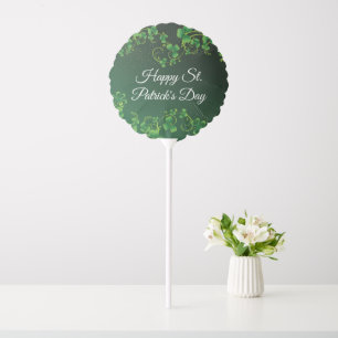 St. Patrick's Day Green Shamrock Vine Irish Party Balloon