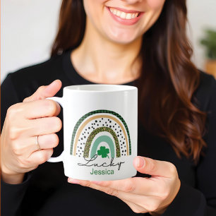 St. Patrick's Day Green Shamrock Vine Irish Party Coffee Mug