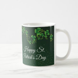 St. Patrick's Day Green Shamrock Vine Irish Party 