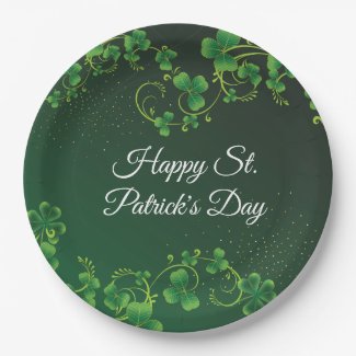 St. Patrick's Day Green Shamrock Vine Irish Party 