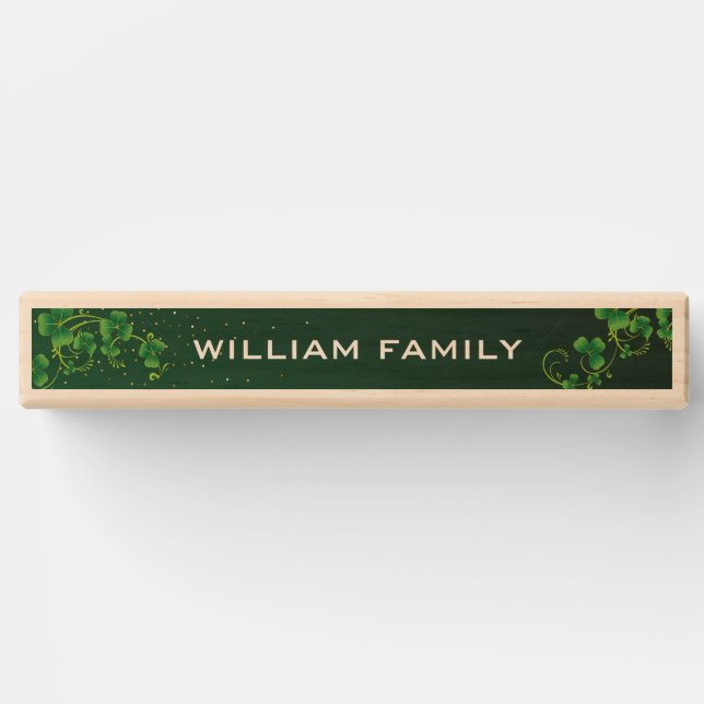 St. Patrick's Day Green Shamrock Vine Irish Party  Topple Tower (Front)