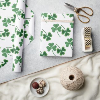 St. Patrick's Day Green Shamrock Vine Irish Party 