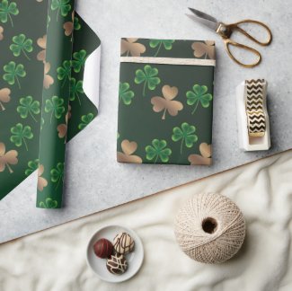 St. Patrick's Day Green Shamrock Vine Irish Party 