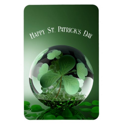 St. Patrick's Day Green World Magnet St. Patrick's Day Green World Magnet