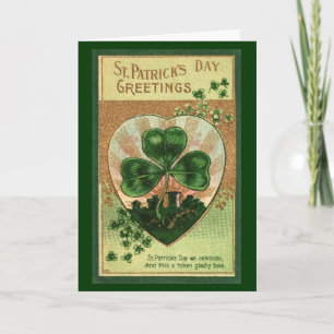 St Patrick's Day Greeting - Card