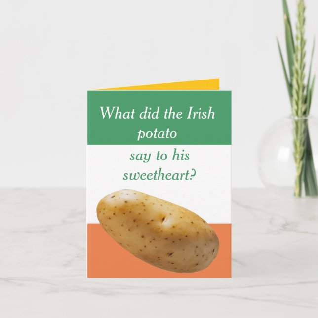 "St. Patrick's Day" Greeting Card (Front)