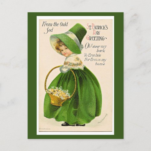 St Patricks Day Greeting Postcard