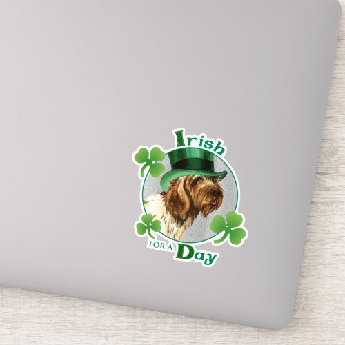 St Patricks Day Griffon Vinyl Sticker