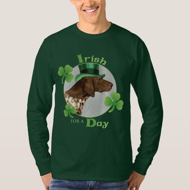 St. Patrick's Day GSP T-Shirt (Front)