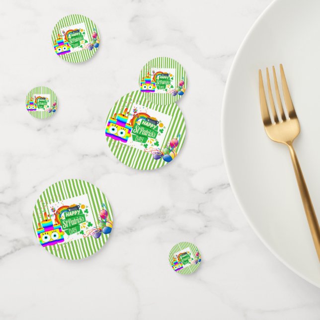 St. Patrick's Day Happy Birthday  Confetti (Group)