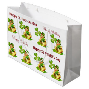 St. Patrick's Day  Happy Birthday Gift Bag 