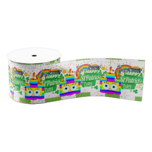 St. Patrick's Day Happy Birthday Ribbon