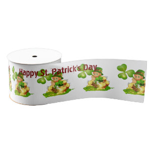 St. Patrick's Day Happy Birthday Ribbon