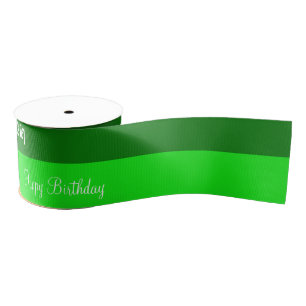 St. Patrick's Day Happy Birthday Ribbon