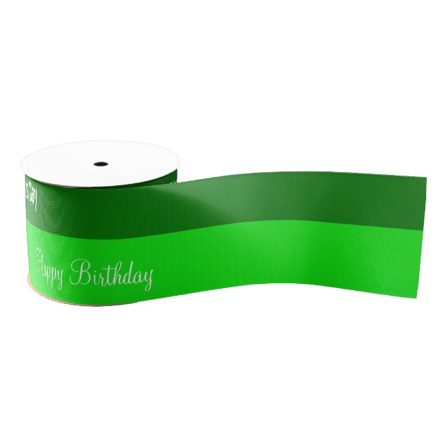 St. Patrick's  Day Happy Birthday Ribbon (Spool)