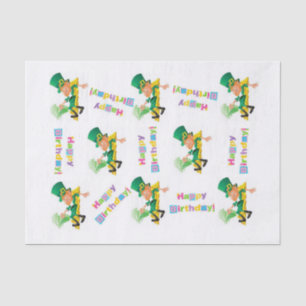 St. Patrick's Day Happy Birthday Tissue Paper 